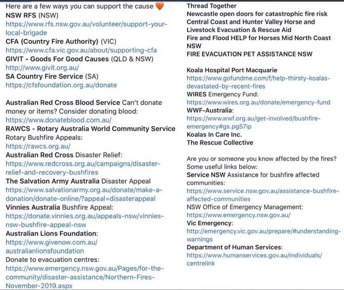 #AustraliaOnFire #AustralianFires #rt to save a life https://t.co/AFJJVj2zuD<a href="/tag/australiaonfire"class="tags">#AustraliaOnFire</a><a href="/tag/australianfires"class="tags">#AustralianFires</a><a href="/tag/rt"class="tags">#rt</a>