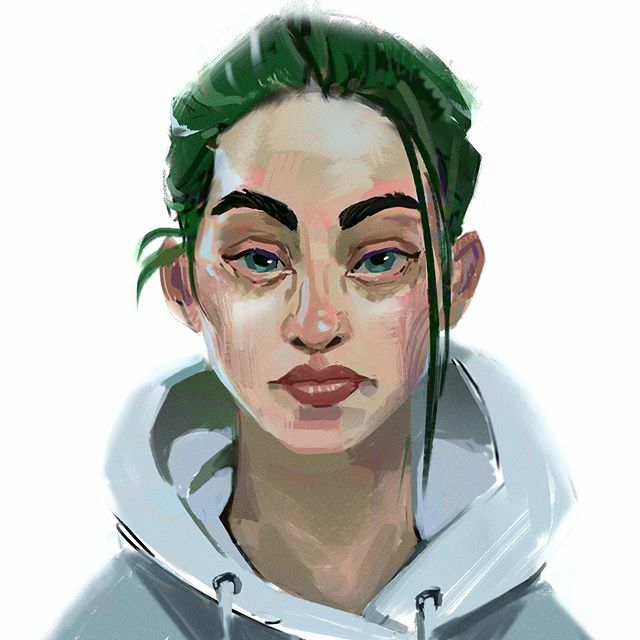 dryingpan's tweet photo. revisited a portrait study from july.
.
.
#drawing #painting #digitalpainting #digitalillustration #illustration #portrait #portraitpainting #digitalart #conceptart #visdev #visualdevelopment #myhashtagsaresomuchsaysandie #contemporaryart #greenhairdontcare #notbillieeilish … https://t.co/ERYnJfcdBO