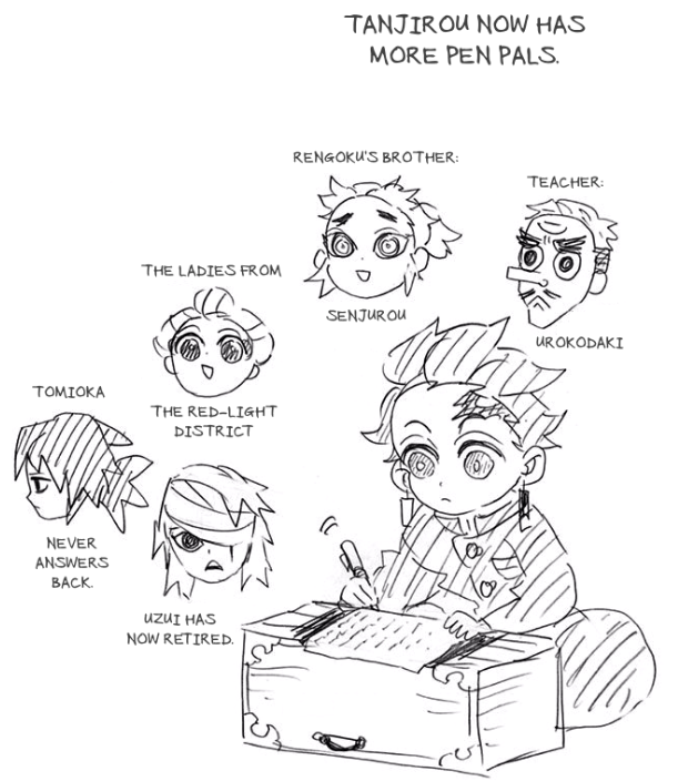im so glad for the extras and the whole kimetsy academy tales, the canon?? highscool au??? i love and cherish
- i love them all, so much