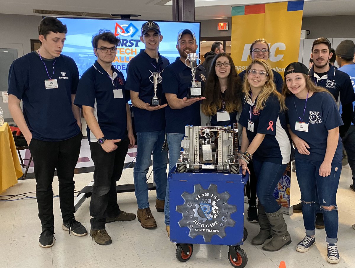 Congratulations to BHS FIRST Tech Challenge Team 154 Renegade for its second seed finish, Finalist Alliance Award, and the coveted Inspire Award!  This award is the highest honor given to any FTC team and defines them as a “role model” team! On to states! <a href="/BHSBroncos/">Burrillville HS Broncos</a> <a href="/BSDBroncos/">Burrillville Superintendent</a>