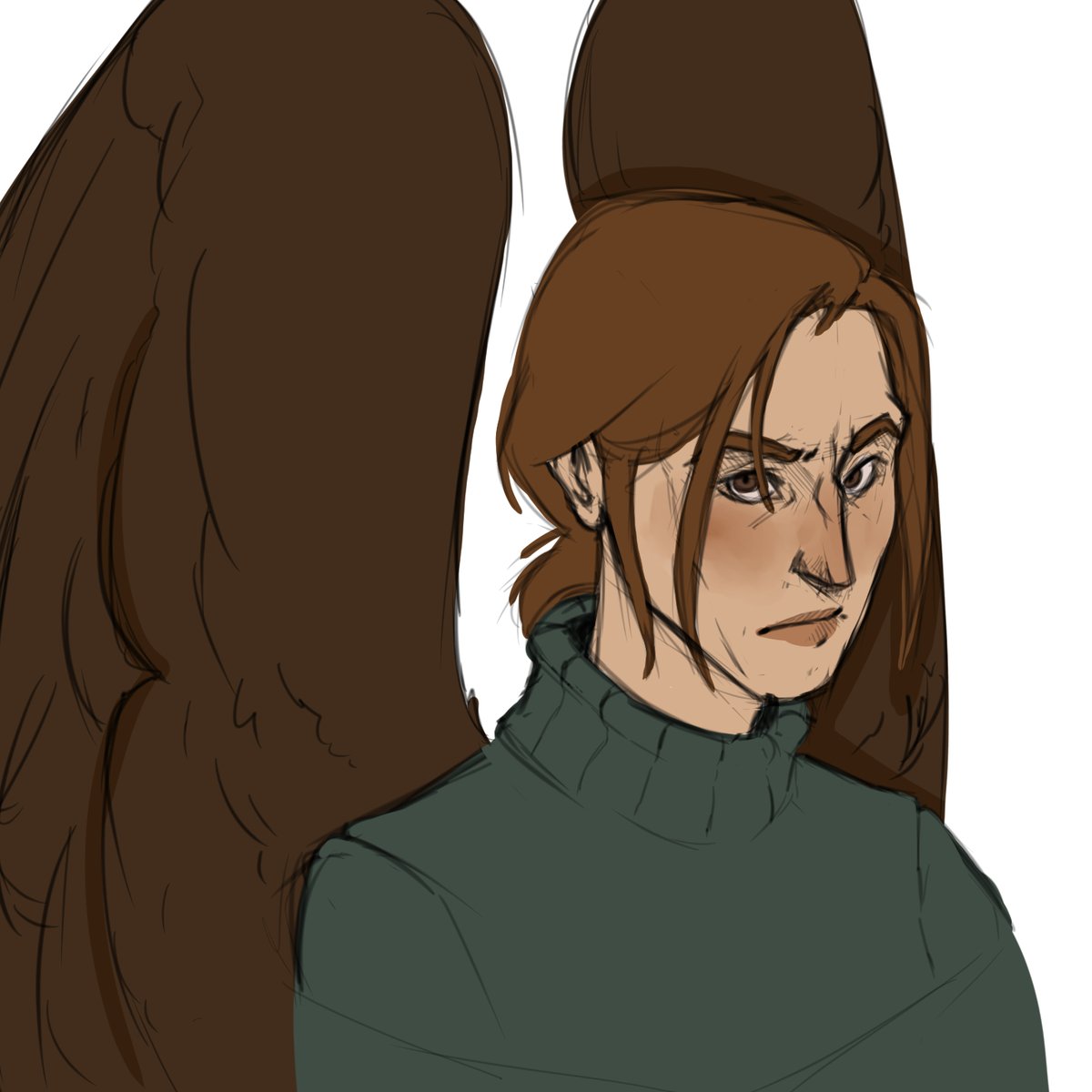 NadyeART's tweet photo. Finally, the very first male of the crew! More about him in the replies!
#nadyeart #nadye #trzysfery #threeplanes #angel #wings #ezekiel #originalcharacter #oc #characterart #portrait #bust #male #boy #man #character #own #art #digitalart #digital #sketch #colour https://t.co/F5JcAVSShD