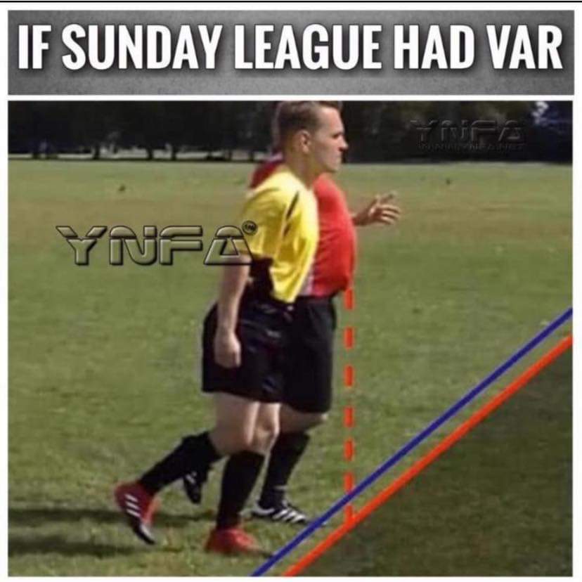 WilliamNeicho's tweet photo. God help us if Sunday football had VAR! https://t.co/vXuUAjPNqv