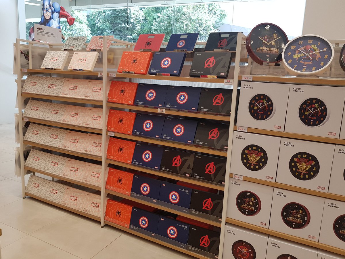 dragonajie's tweet image. Menahan nafsu adalah satu kejayaan, kebanggaan. I&apos;ll be back. #marvel #miniso #designvillage