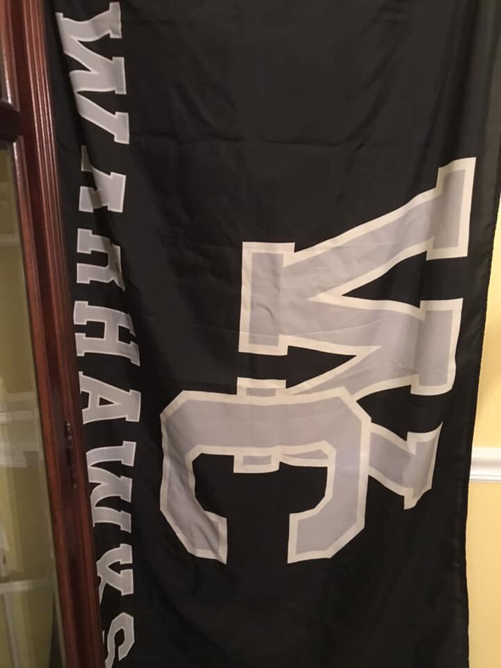 ChasityZuelzke's tweet photo. @HawkieWchs still has some spirit flags to sell. Show your Warhawk spirit!! Let one of our ladies know!Also available in the athletic office. $20.00 each! @longbeard85 @ChipLinkhorn @Athletics_WCHS https://t.co/1cbqUL09YW
