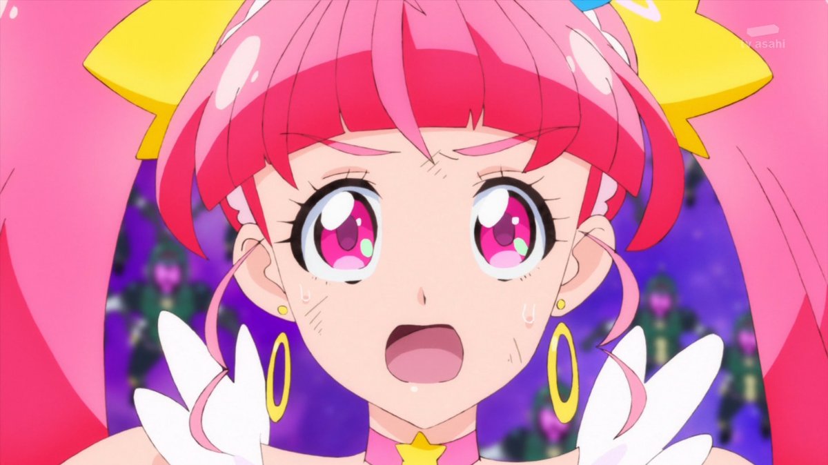 梅サワー Twitter પર 今日のプリキュア感想 最終決戦に相応しい怒涛の展開だ ドンパチを止めに入るひかるはいかにもプリキュアだったし 蛇つかい座の人は見事な外道だし アイワーンは相変わらずで可愛い ピンチと言えばピンチだけど 昨日までの敵味方全員が力を