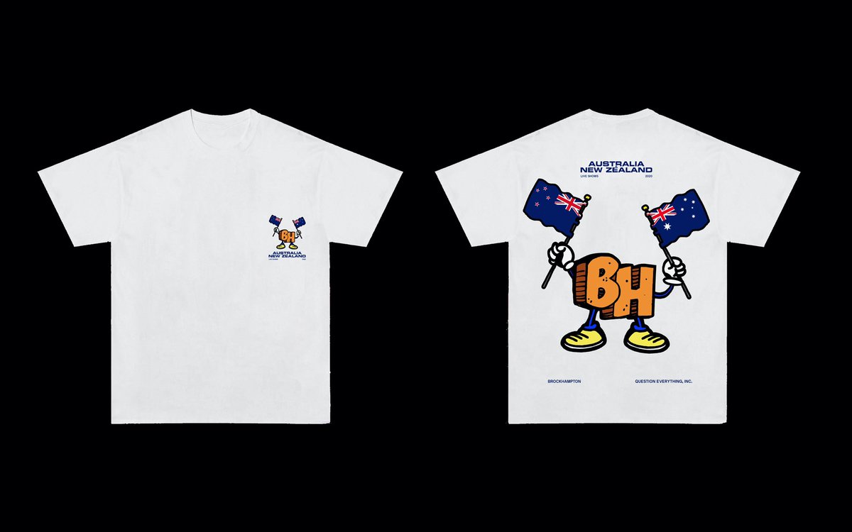 henocksileshi's tweet photo. BROCKHAMPTON 
Australia / New Zealand 2020 T-Shirts
@fomoaus https://t.co/30cO3mjcys