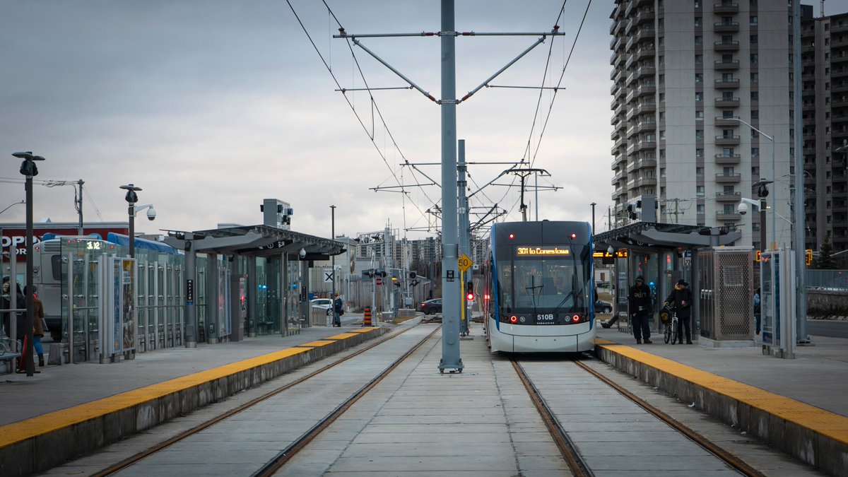 DamianDC7's tweet photo. Highlights of my trip to Kitchener-Waterloo today.
I met up with @JamesBowKWTO to discuss some things, then in my free time, I rode on @rideIONrt for a bit.
First time riding it this decade and since its opening last June.
#IONLRT #ION #GRT #GRTION #Kitchener #Waterloo https://t.co/MzCcswkPAv