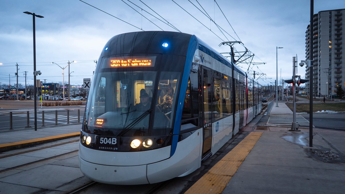 DamianDC7's tweet photo. Highlights of my trip to Kitchener-Waterloo today.
I met up with @JamesBowKWTO to discuss some things, then in my free time, I rode on @rideIONrt for a bit.
First time riding it this decade and since its opening last June.
#IONLRT #ION #GRT #GRTION #Kitchener #Waterloo https://t.co/MzCcswkPAv