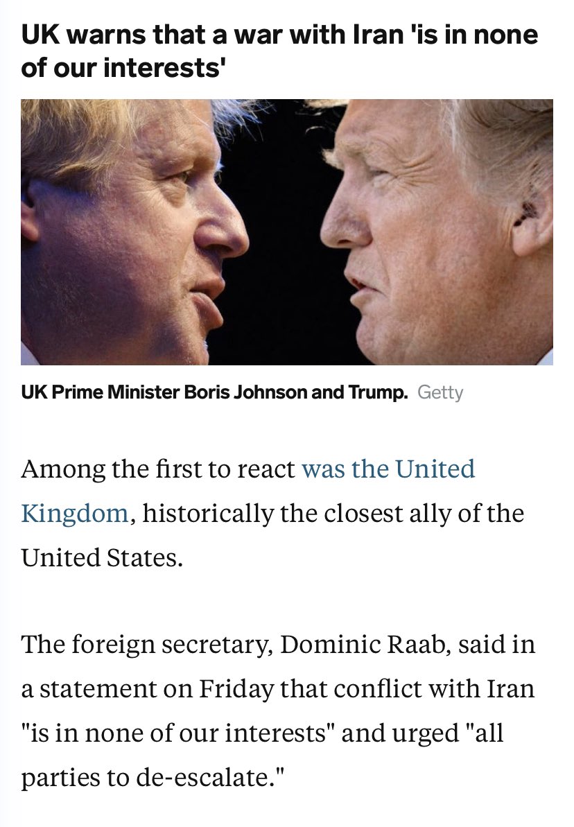 veronicaromm's tweet photo. This is Great Britain’s response, our closet ally, remember the Special Relationship? #TrumpAlone #TrumpIsADisgrace #TrumpIsAThreatToAmerica https://t.co/uCQOHsXZXX