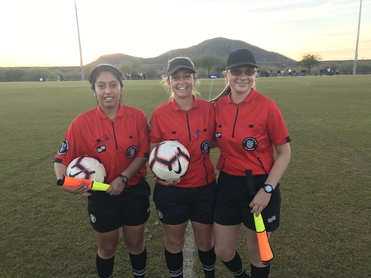 Colorado Select (@selectcolorado) on Twitter photo All female officiating crew for our final pool game <a href="/wearecosoccer/">Colorado Soccer</a> 2007G advance to the semi finals tomorrow. All female officiating crew for our final pool game <a href="/wearecosoccer/">Colorado Soccer</a> 2007G advance to the semi finals tomorrow.