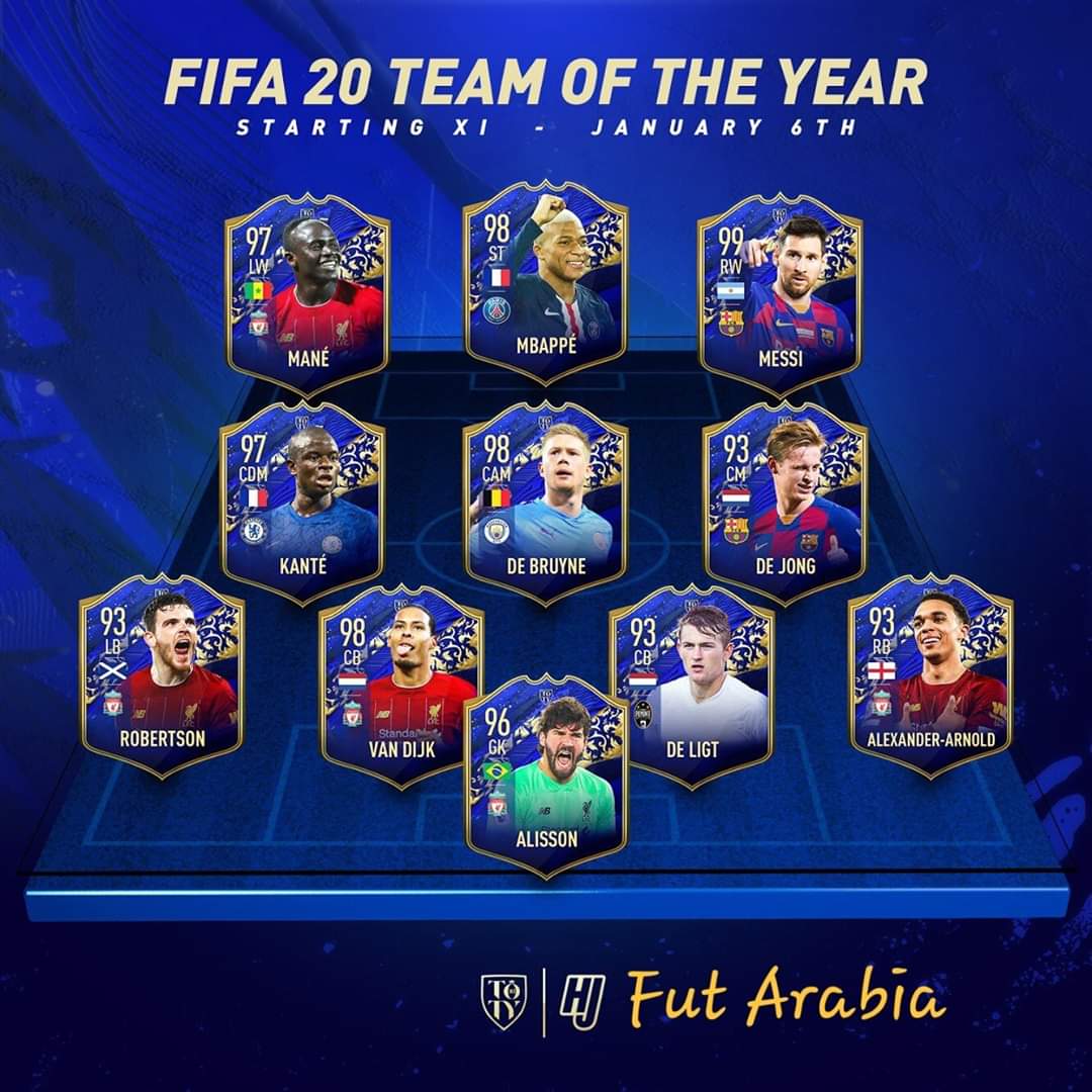 MoKashlan's tweet photo. The #TOTY 100% now #LEAKED from many sources!
#FIFA20 #FUT #FUT20 #FUTChampions #FUT20TOTY #FIFA20TOTY #FIXFIFA #FIXFIFA20 https://t.co/Sn7Km9jsyU