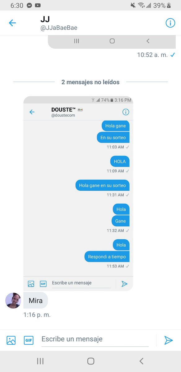 @doustecom Vean, no paga a los ganadores. Solo busca seguidores. No le sigan el juego. Esa persona "ganó" y no le pagaron...