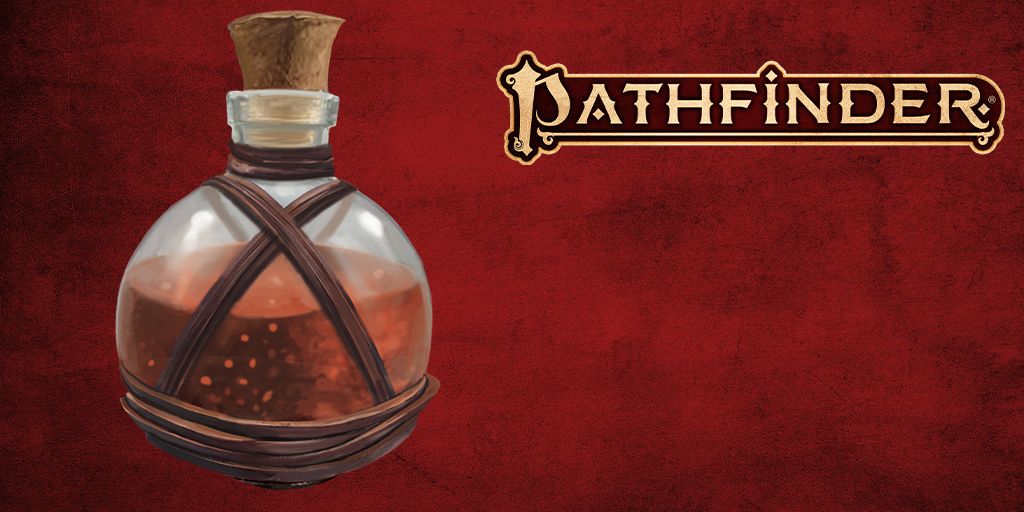 paizo's tweet photo. It's dangerous out there! So take this with you!
Show this to your GM saying that Paizo has given you a single moderate healing potion for this gaming session.🍷
As long as your GM is okay with it, of course. (Potion ref page 563 in PF2E Core book)

#Pathfinder2e #Pathfinder https://t.co/I0eSJTiNxy
