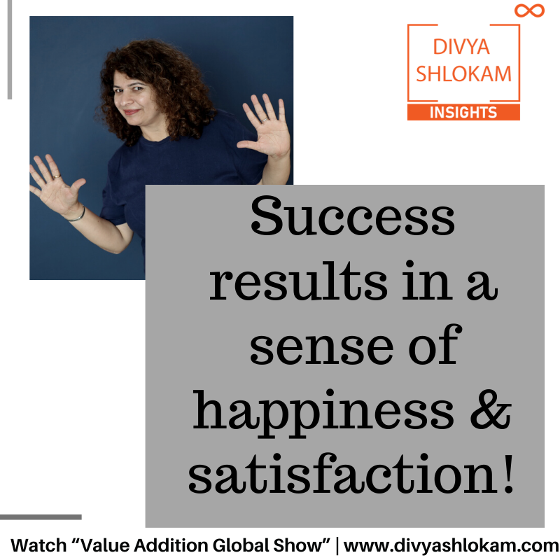 If u want to achieve something, u must start by defining it in ur own terms. Whatever definition u hold of something, work very hard in that & see that eventually u would get it! 

 #VAGS #valueadditionglobalshow #globalpresence #linkedin #socialmedia #linkedin #linkedininsights