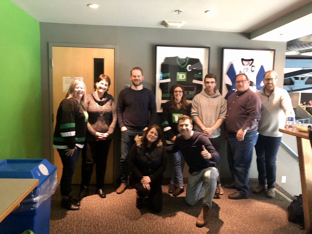 Seadogs game with #teamawesome! Great night for a hockey game!! Go Seadogs Go!! @DylanTufford_TD  @nicholas_fudge <a href="/BoZhang222/">Bo Zhang</a>