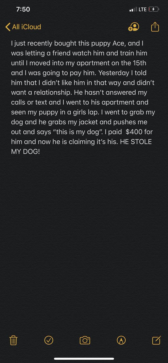 mckaaayla91's tweet photo. Someone is claiming that my PUPPY IS THERES! Please help in any way that you can! I’m so hurt off this. I just want my baby back🥺 https://t.co/gmUIzfNESu