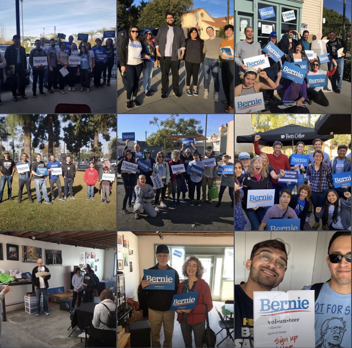 mcbyrne's tweet photo. Our phenomenal volunteers out starting 2020 with all the energy of being 30 days from the first ballots dropping in CA! Join them by finding a canvass near you at https://t.co/I7JWRjNLEy https://t.co/qoQHBUt79w