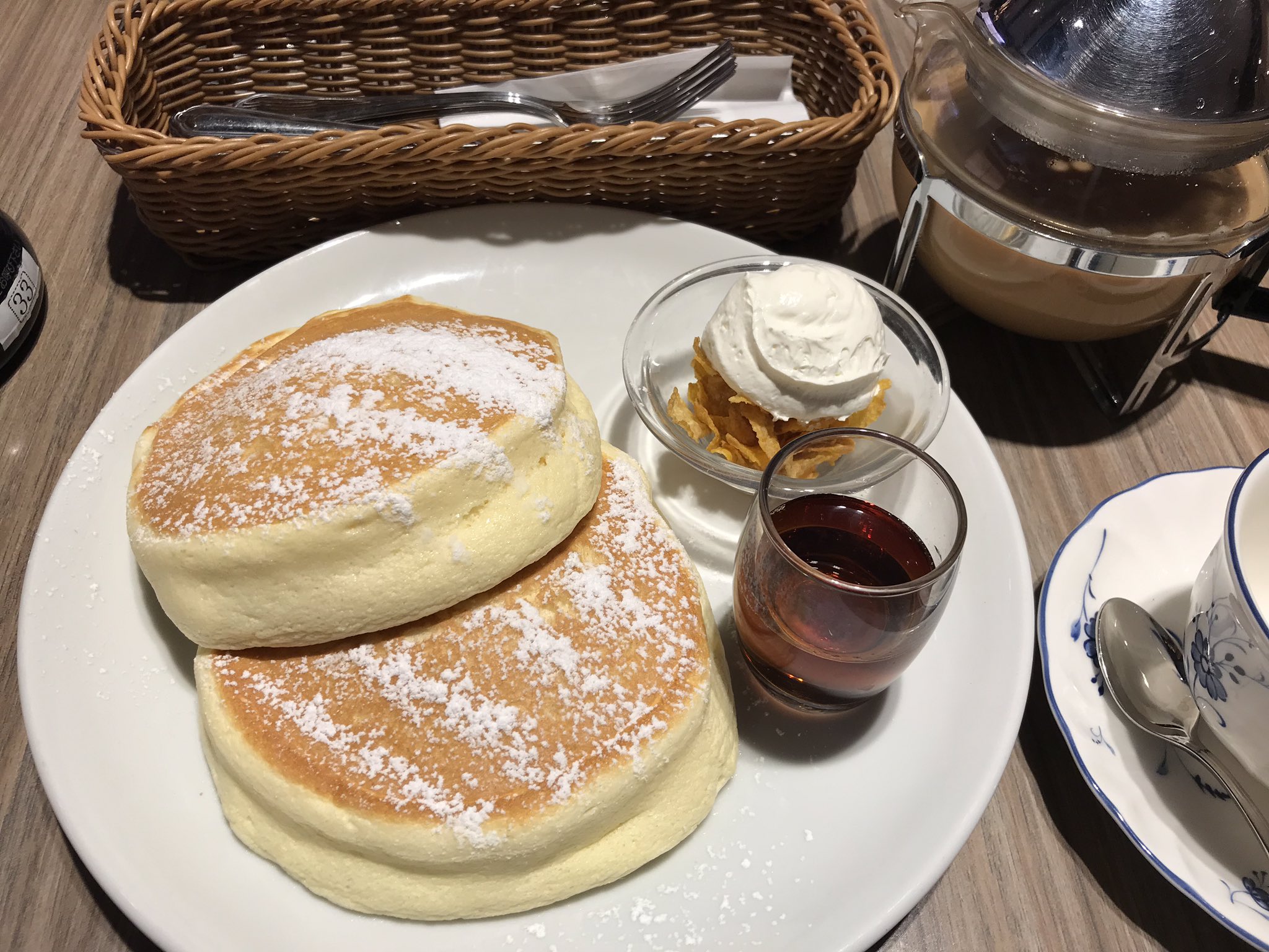 Cinnamons 正月最後はモーニングパンケーキ 高倉町珈琲店 T Co J4xcplfk8n Twitter