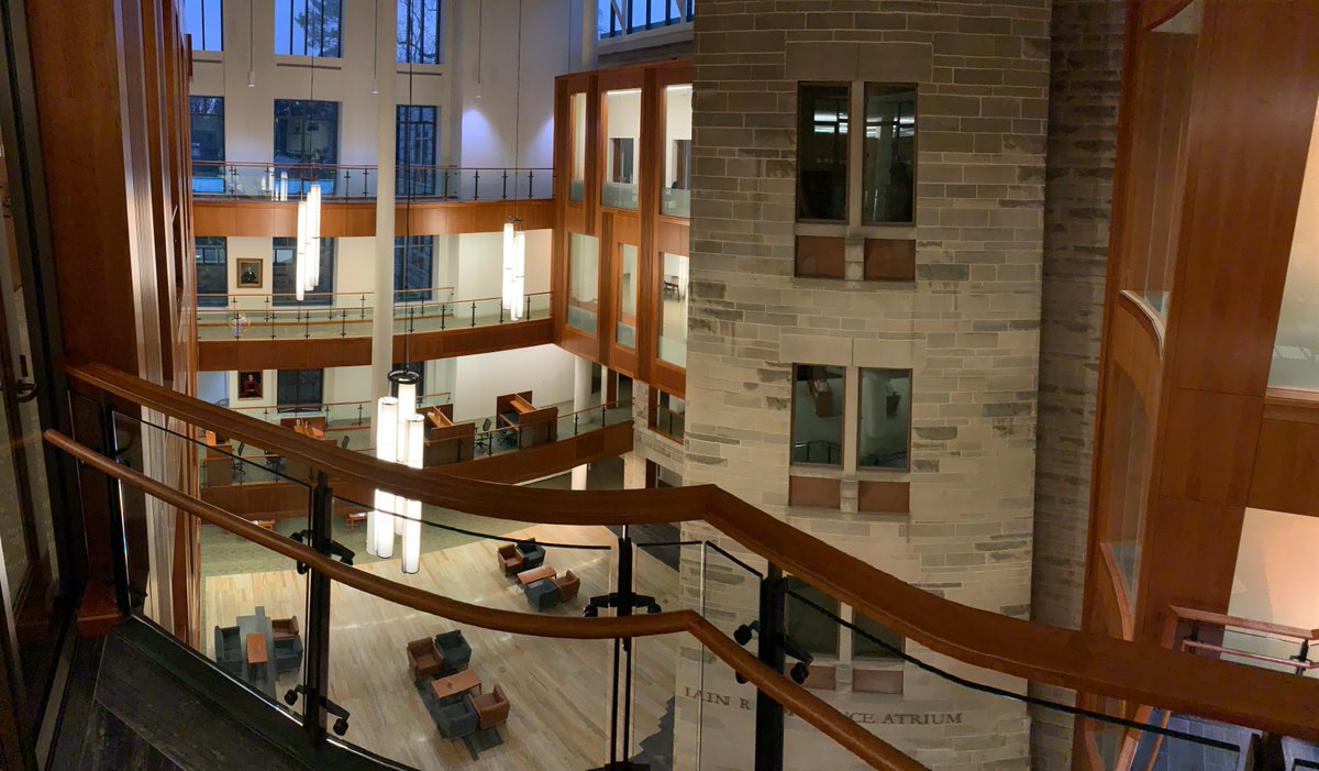 champthornton's tweet photo. Not a bad place to study today; I opened a couple dozen, out of their 1.2 million, books
#princeton #bookoverload https://t.co/bC8I5C9NUJ