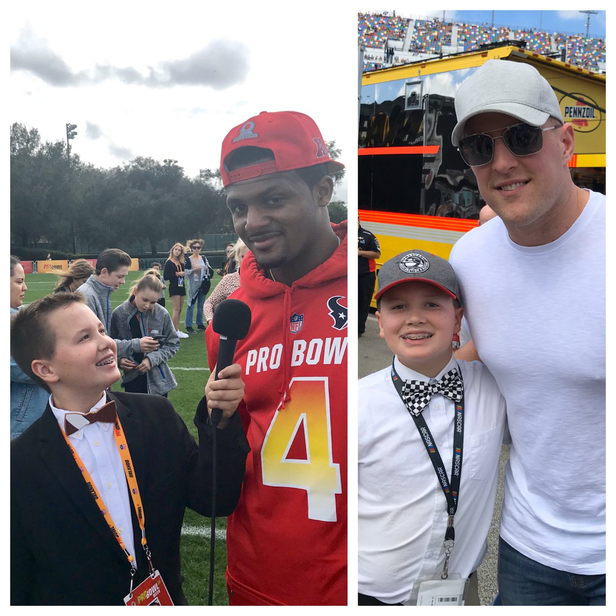 PigskinWhizKid's tweet photo. Congratulations to @deshaunwatson and @JJWatt on today’s big win! #BUFvsHOU #NFL #NFLPlayoffs #NFLWildCard #NFL100 https://t.co/qQHTjhcYdM
