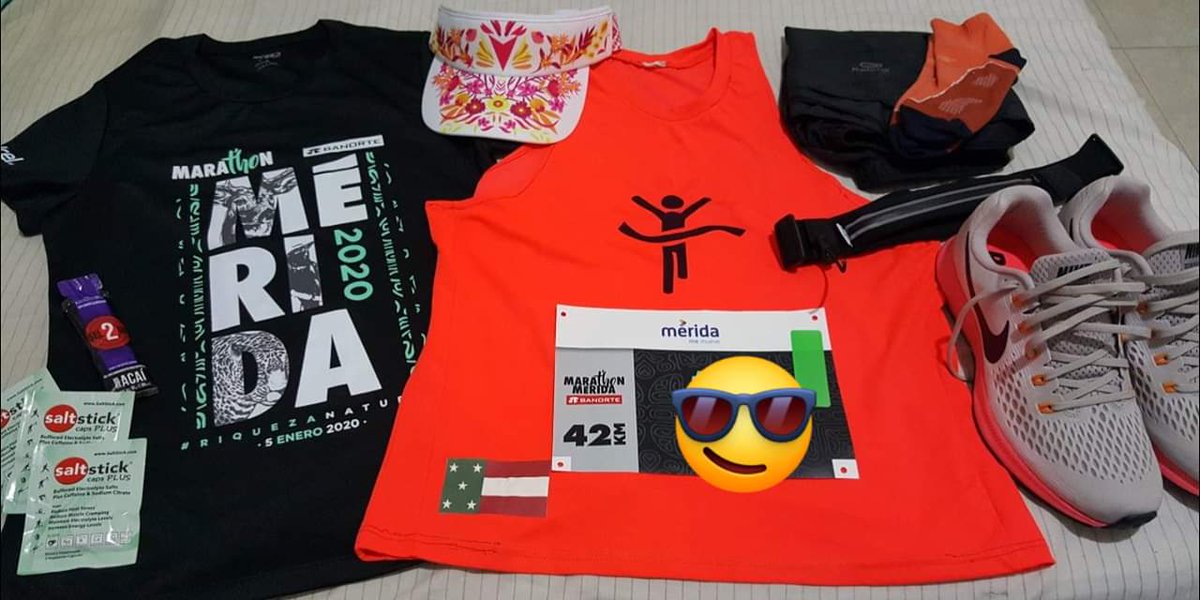 CarrerasYucatan's tweet photo. Es hora del #RitualRunner
Voy con la armadura 👕 con el corredor que cruza la meta, que representa a cada uno de ustedes. Mi bandera va al frente.
Éxito mañana. 🏃♀️🏃 Ya lo entrenaste. Mañana ve a recoger ésa medalla 🥉 y luego nos presumes la foto 📷 https://t.co/1m8nE4xRXR