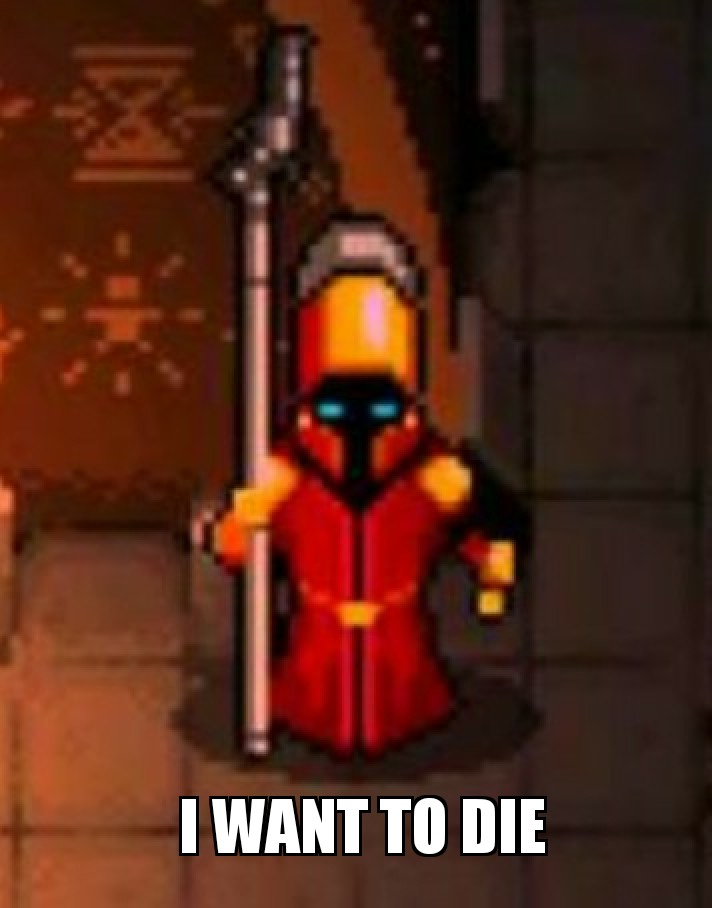 IndieGamePosts's tweet photo. #EnterTheGungeon #Gungeon #GungeonMeme #Meme #roguelike #dungeon #dungeoncrawl #indiegame https://t.co/0jjHGRZYxY