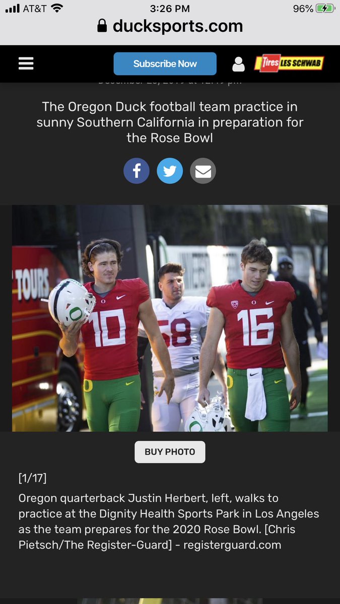 What a great week for Brad Yaffe and our family.  Way to go Ducks.  Rose Bowl Champs!🌹