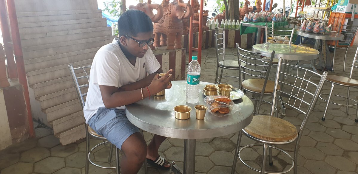 SSubaram's tweet photo. #coffee with #appa #chennai #india https://t.co/jXEcOo4ujs