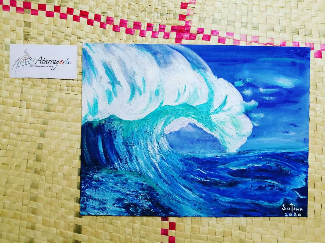Sixtinasix's tweet photo. Y estamos trabajando en nuestra línea creativa #atarrayarte #canvas #cuadros #arte #mar #ave  Síguenos en Facebook e Instagram @atarrayarte https://t.co/Ad75oBP5vN