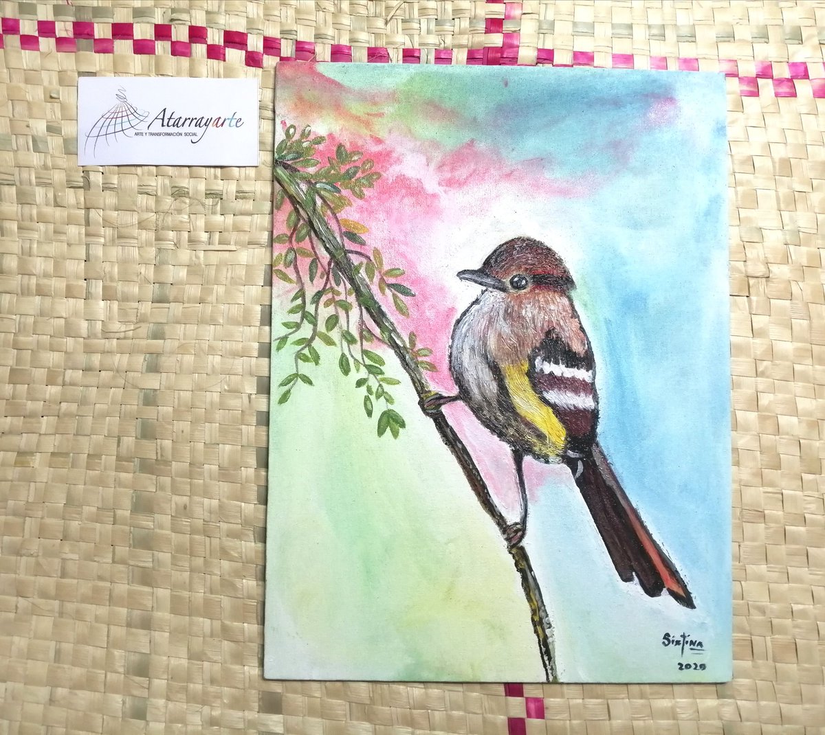 Sixtinasix's tweet photo. Y estamos trabajando en nuestra línea creativa #atarrayarte #canvas #cuadros #arte #mar #ave  Síguenos en Facebook e Instagram @atarrayarte https://t.co/Ad75oBP5vN