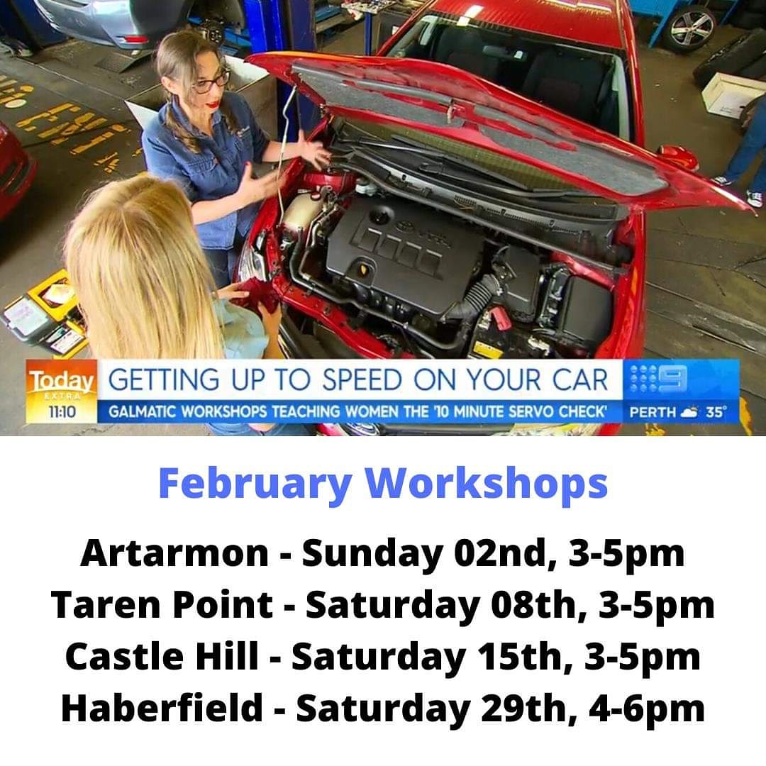 February Workshop Dates! Grab a voucher galmatic.com