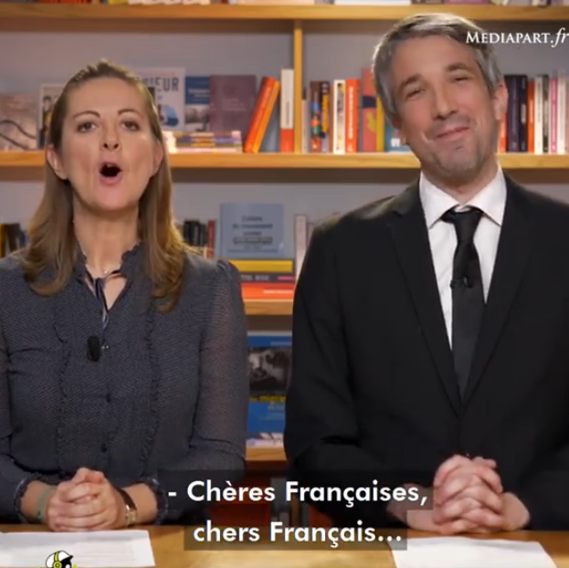 MorizurC's tweet photo. A la Une de "la 1ère Z'maine 2020 de PrendreParti":
les vœux à Médiapart de Charline Vanhœnacker et Guillaume Meurice, quelques grains de folie pour faciliter la transition écologique, un zoom sur le phénomène "Las Tesis" né dans les rues de Valparaiso ...
https://t.co/NVwGDYJR8W https://t.co/K8edSeDutu