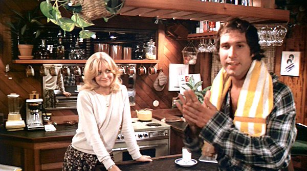 When I grow up I want a 1970s bachelor pad houseboat (complete w hanging plants and slanted wood walls) like Chevy Chase’s in 1978’s “Foul Play” (pic courtesy of <a href="/MirrorKate/">Mirror80</a>)