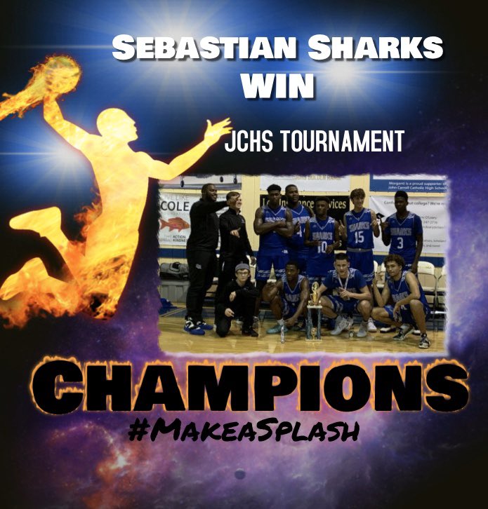 Shark Nation we did it. Sharks improve to 10-1 on the season. All three teams are back in action January 9th at home. See you there. #SharkNation #MakeaSplash