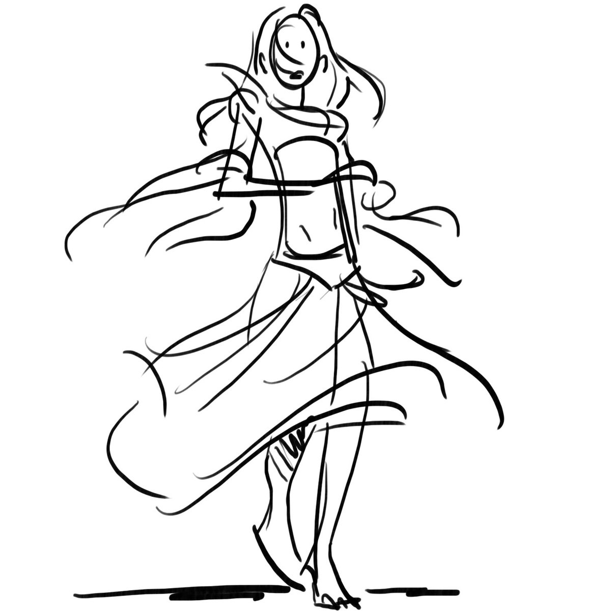 Some figure drawings from the stream~~~ 