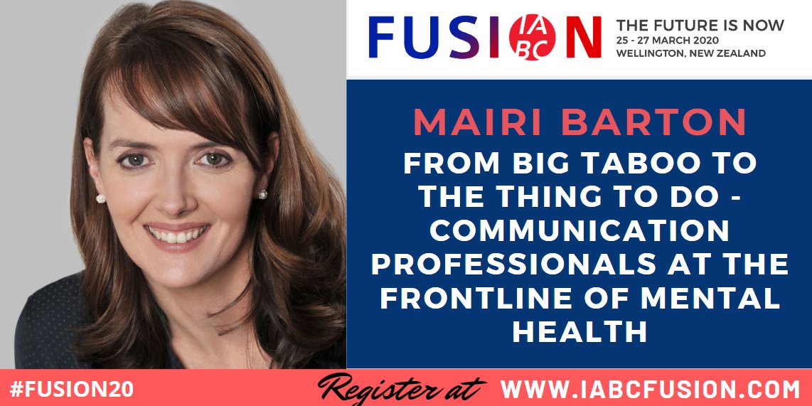 IABCAPAC's tweet photo. Based on a Gold Quill Award-winning case study from @AmbulanceVic, @mairibarton explores the challenges, the role of comms professionals &amp; poses a question for our function – are we doing enough to support our own people’s mental health? https://t.co/F9SQI7IAfT 

#IABC #Fusion20 https://t.co/UcLOuelIXE