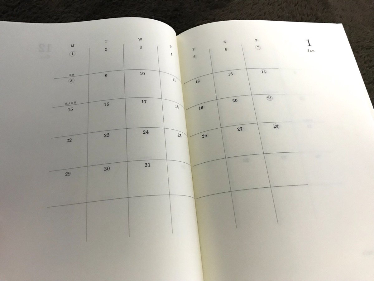 手帳は毎年色々変えるんだけど、今年は久々ほぼ日手帳。スケジュールは基本アナログで書き込み。去年は黒ベースの手帳に白ペンで。一昨年は最近流行ってる手帳、余白が便利な手帳。