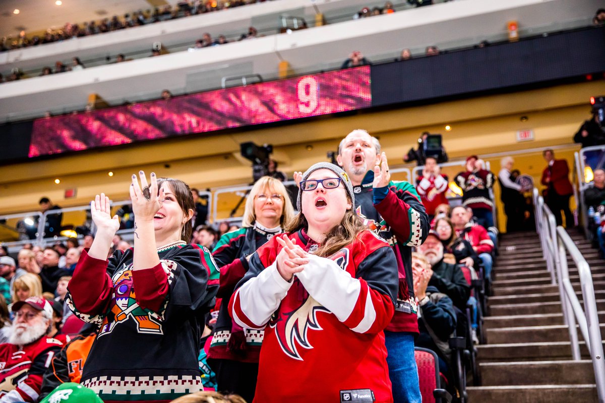 ArizonaCoyotes's tweet photo. Another game.
Another sellout.

You guys are the best. #OurPack https://t.co/RKLq8xmGQP