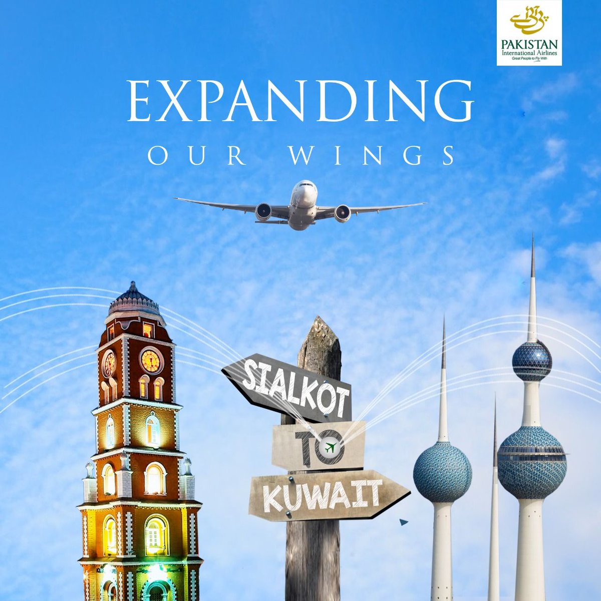 Official_PIA's tweet photo. This winter season, take a break and travel from Sialkot to Kuwait! Book your tickets now at https://t.co/xjxYU0deQm
#PIA #Sialkot #Kuwait #ExpandingNetwork https://t.co/FOyl0JRvvh
