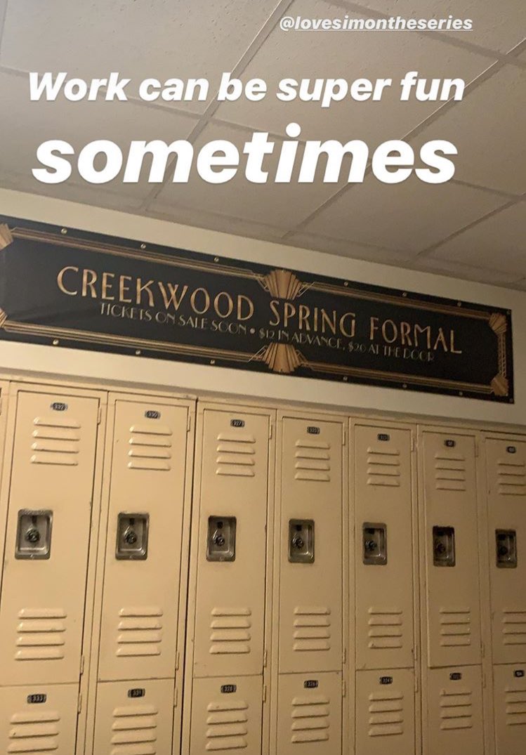 here are some pictures of the set of creekwood high ! it’s unclear whether or not tony hale will be reprising his role as vice principal worth