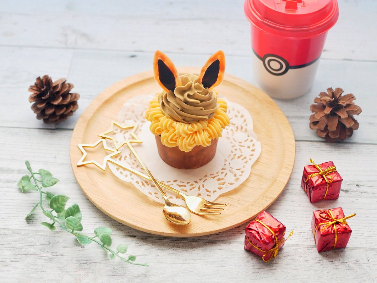 Q-pot. ×ポケモン エーフィ ブラッキー カップケーキ 今度はイーブイたちがスウィートなアクセサリーに♡ ポケモン