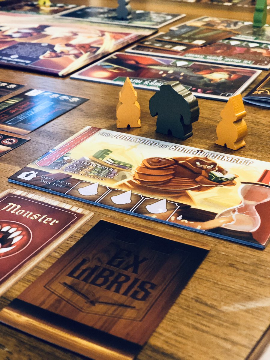 When all your years in #librarylife have prepared you for this moment.😜Ex Libris!

However: My first act as GRAND LIBRARIAN is to say: BANNED BOOKS ARE 👏 NOT 👏 BAD! Librarians do not believe in censoring “Monster Manuals” or “Corrupt Codices”. Thank you. ::steps off soap box::