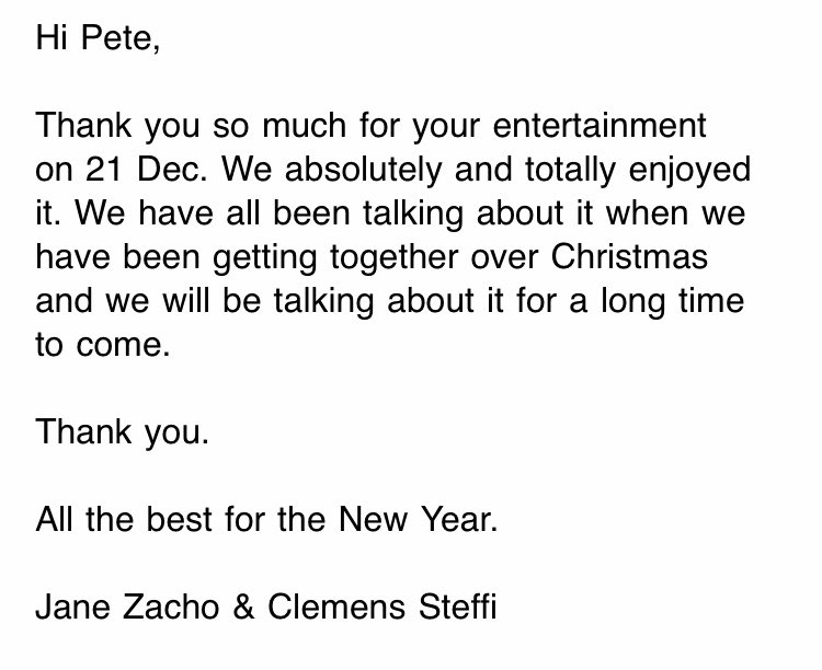 peteboothmagic's tweet image. Thanks!