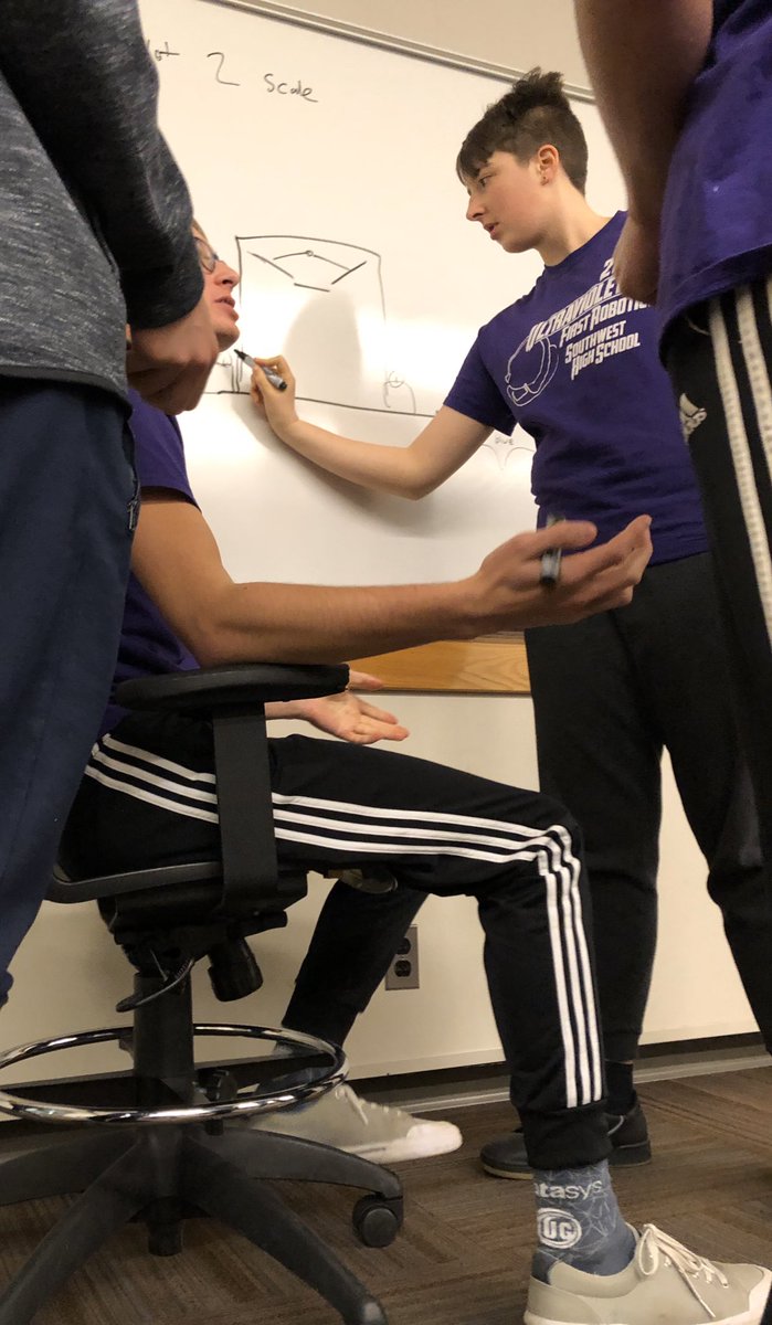swrobotics's tweet image. Ultraviolet strategy development gets serious after the kickoff. Thanks to the FRC alums of U of M Robotics for hosting another great POst KickOff (POKO) event!