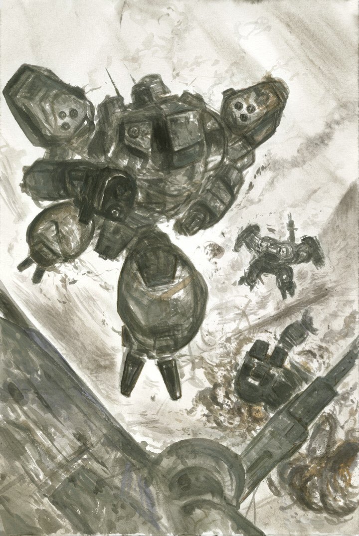 FRONT MISSION 1st』の頃のような天野喜孝先生アートワーク路線の