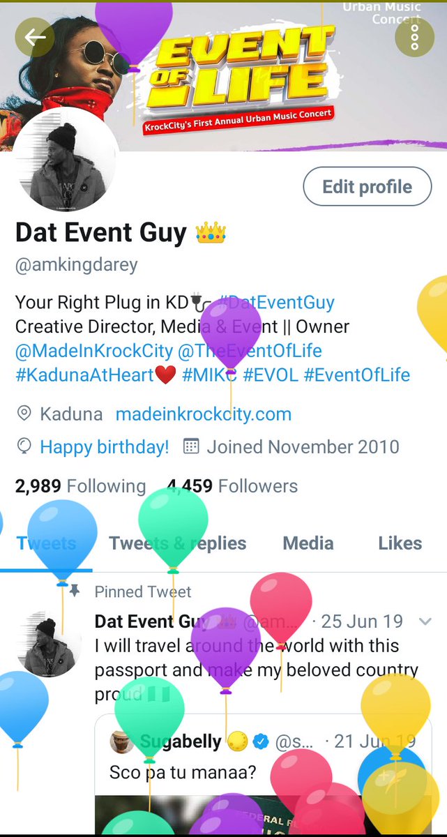 amkingdarey's tweet photo. I got balloons today🤗 27years & Greatful 🙏 Thank you Twitter 🥳🥳 Please say a prayer for me
#birthday #JanuaryBabies #DatEventGuy #ThePlug🔌 #MIKC https://t.co/BRnExopuVB