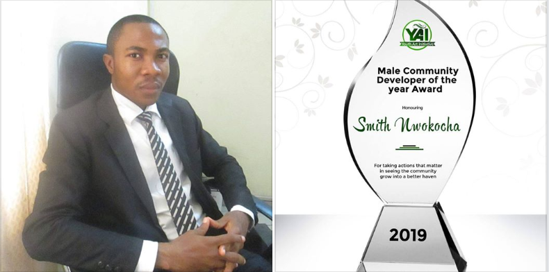 ChangemakerLead's tweet photo. Congratulation to Smith Nwokocha (Nigeria) - #AfricanChangeMakers Fellow Cohort 3, for winning Male Community Developer for the year, 2019.
#ACFellows #ACAlumni
#ACFellowCohort3 ACTestimonials #Changemakers
#ChangeMakerTestimonial
#MyChangeMakingStory @SmithNwokocha https://t.co/Vuyq02rqw8