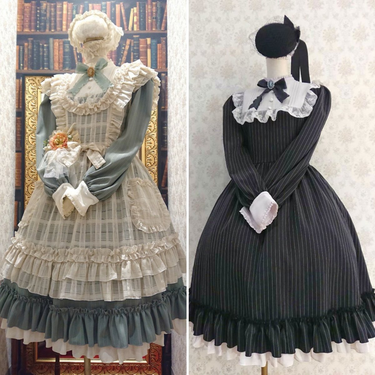 【ATELIER-PIERROT】】ストライプドールリボンドレス ✨アトリエピエロ新宿店ブログを更新致しました✨ セール対象アイテム