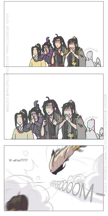 i've wanted to draw this stupid since last year...( •̀ᄇ• ́)ﻭ✧i believe in nie gege's strength, i'm sorry jgy ('ε` )♡ #魔道祖师  #MDZS  #MoDaoZuShi 