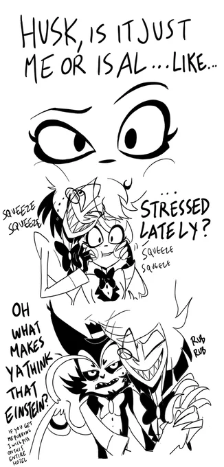 Stress relievers #HazbinHotel 